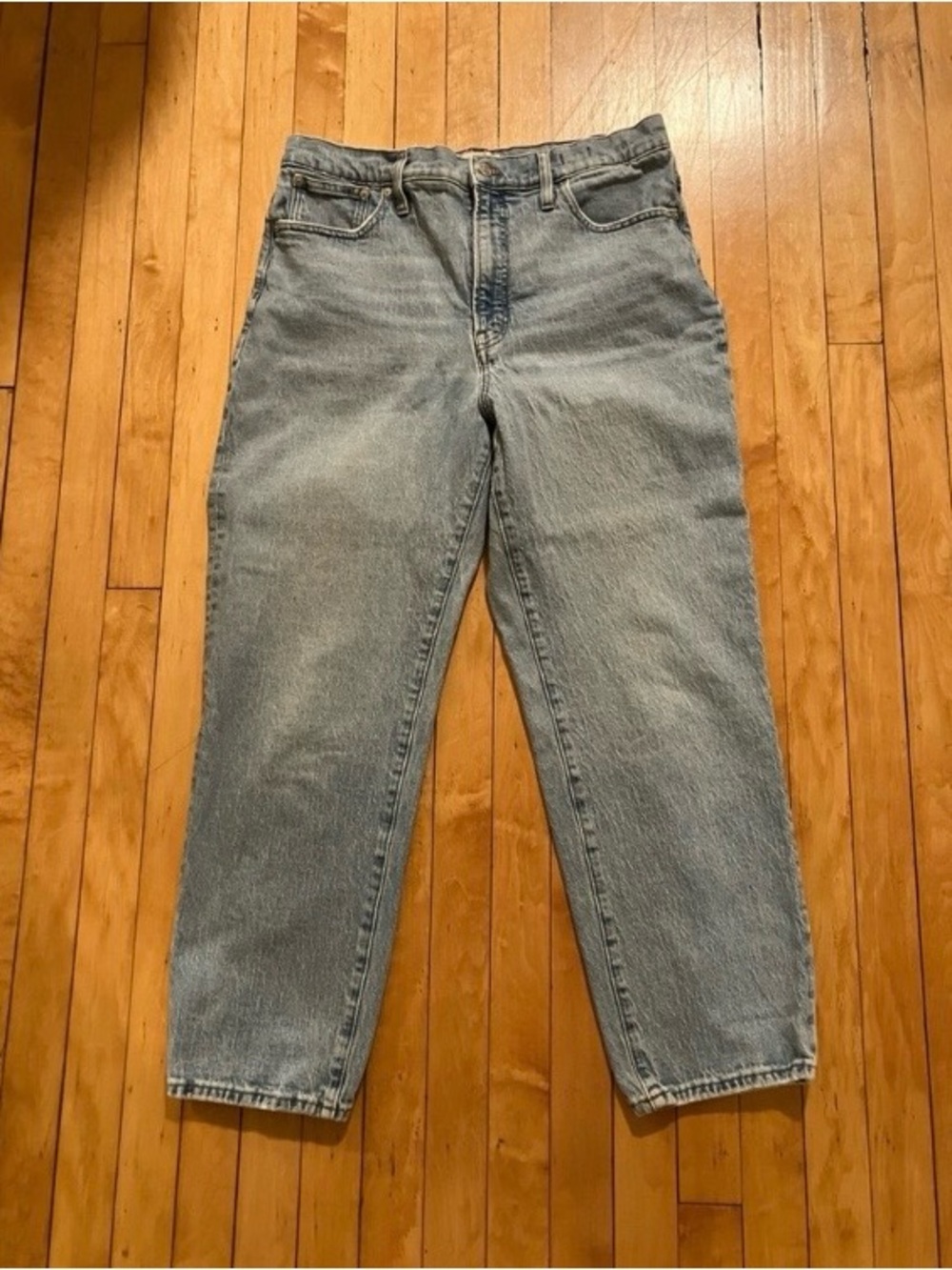 Madewell Perfect Vintage Straight Jeans Lightwash 32